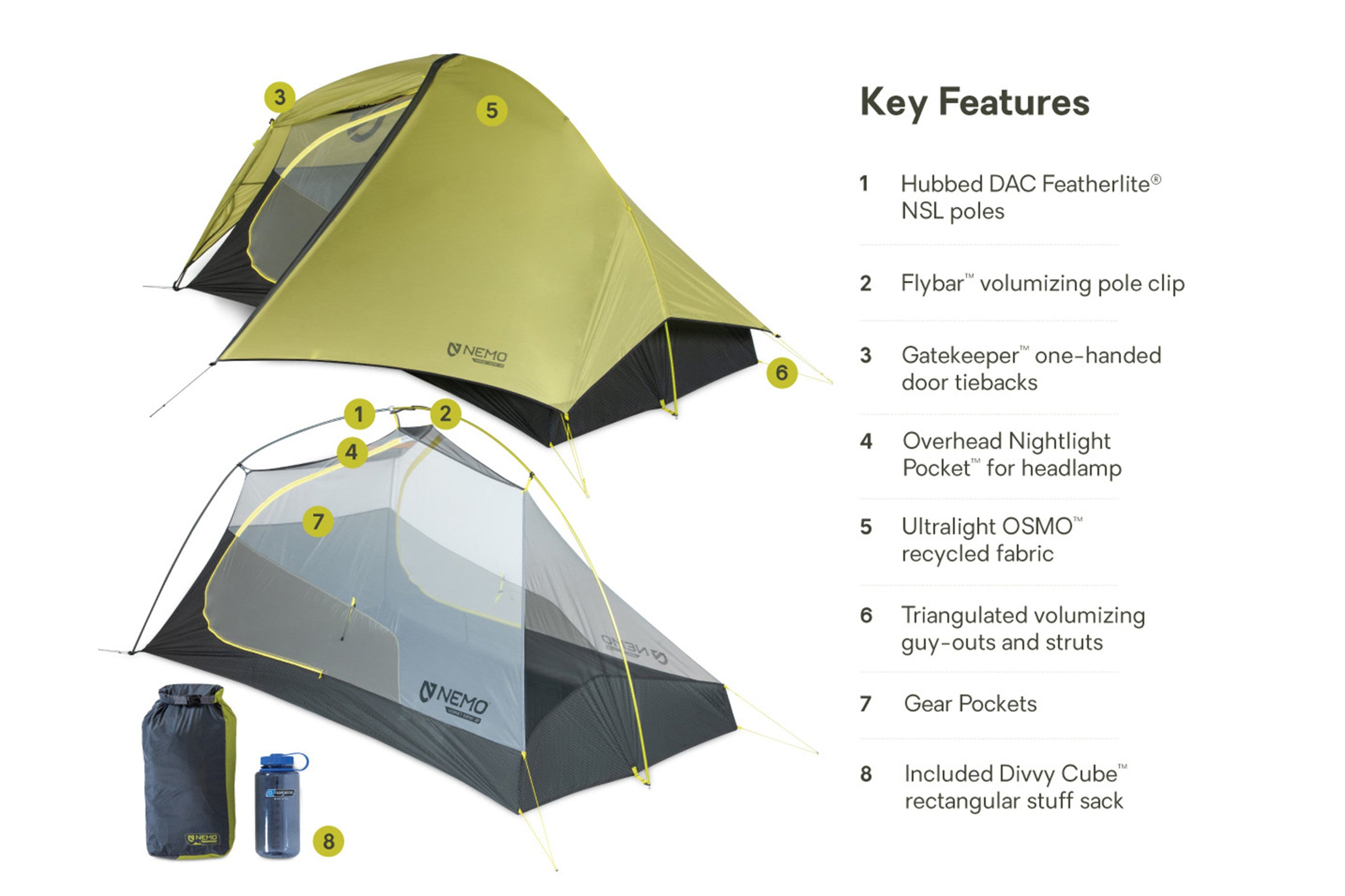 Hornet OSMO™ Ultralight Backpacking Tent